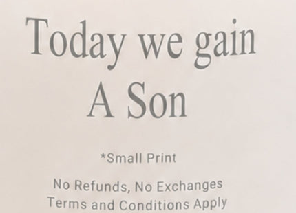 To my Son in Law