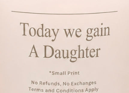 To my Daughter in Law